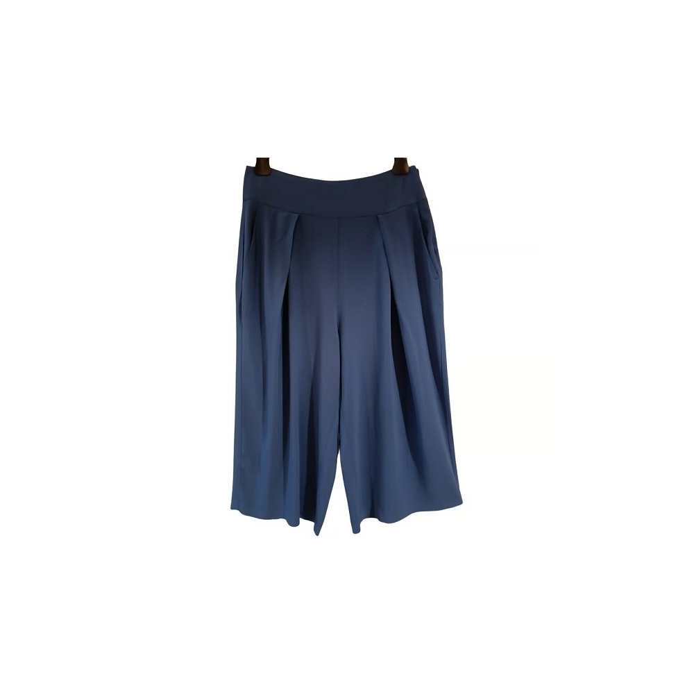 Pinko - Gonna pantalone glam in viscosa color azzurro - Italianfashionglam Pinko - Gonna pantalone glam in viscosa color azzurro - Italianfashionglam