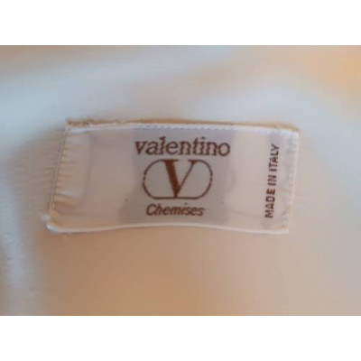 Valentino - Camicia glamour da uomo in seta color beige - Italianfashionglam