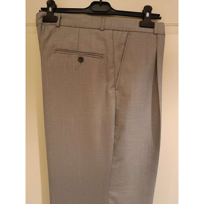 Giorgio Armani - Pantalone uomo in fresco lana grigio - Italianfashionglam