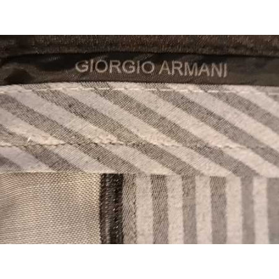 Giorgio Armani - Pantalone uomo in fresco lana grigio - Italianfashionglam