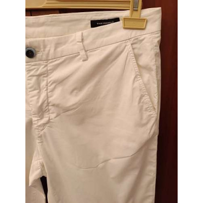 Mason's - Pantalone uomo chino in cotone color bianco - Italianfashionglam