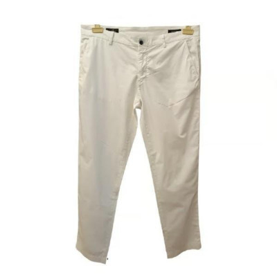 Mason's - Pantalone uomo chino in cotone color bianco - Italianfashionglam