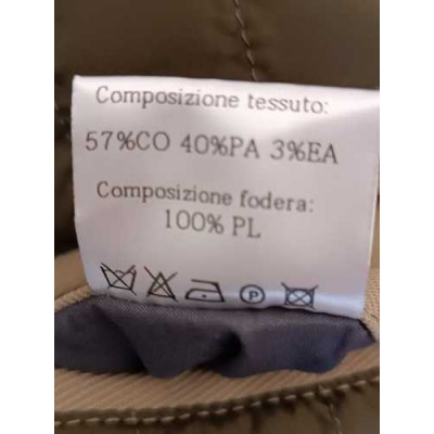 Montezemolo - Trench da uomo in cotone color beige - Italianfashionglam