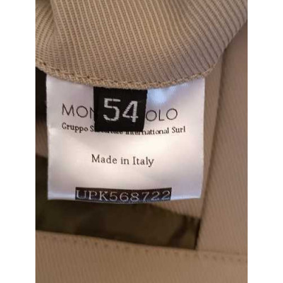 Montezemolo - Trench da uomo in cotone color beige - Italianfashionglam