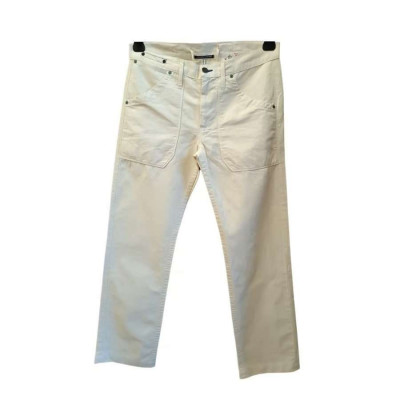 Stone Island - Pantalone da uomo in cotone color beige - Italianfashionglam