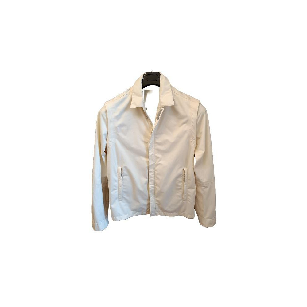 Prada - Giubotto da uomo in tessuto tecnico color beige - Italianfashionglam Prada - Giubotto da uomo in tessuto tecnico color beige - Italianfashionglam