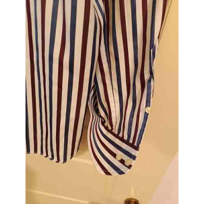 Etro - Camicia uomo in cotone a righe blu grigio bianco - Italianfashionglam