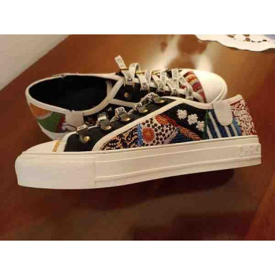 Christian Dior - Sneakers donna con ricami multi color - Italianfashionglam