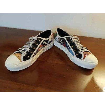 Christian Dior - Sneakers donna con ricami multi color - Italianfashionglam