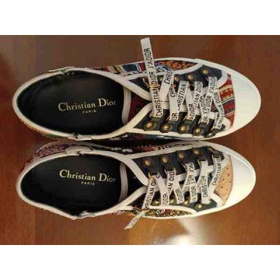 Christian Dior - Sneakers donna con ricami multi color - Italianfashionglam