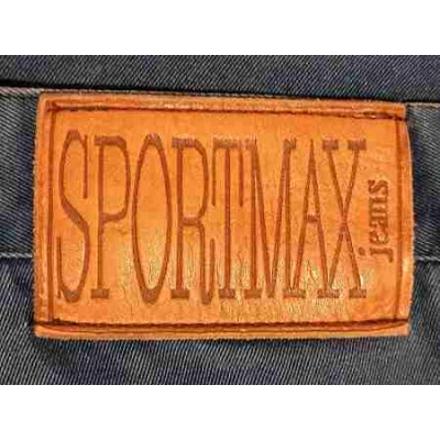 Sportmax - Blue jeans glamour da donna a zampa 5 tasche - Italianfashionglam