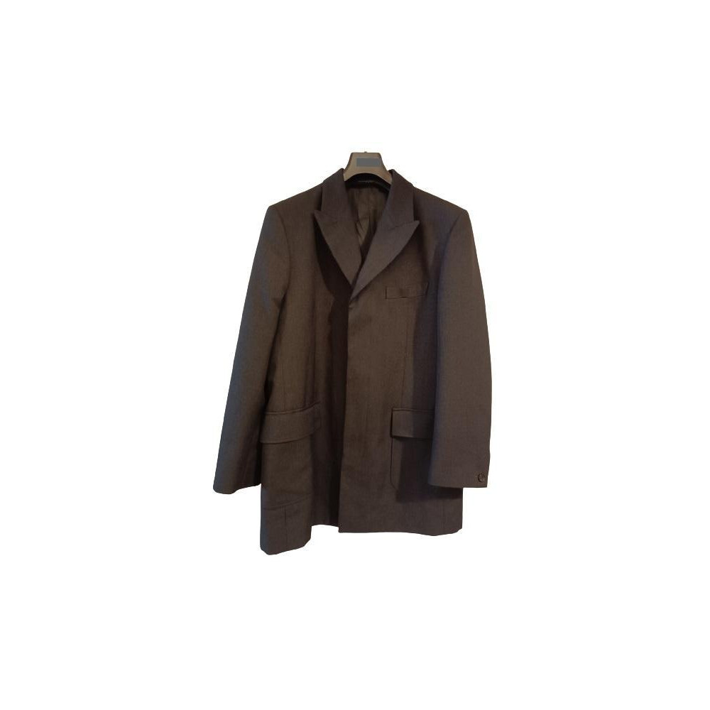 Massimo Rebecchi - Cappotto glam da uomo in lana grigio - Italianfashionglam Massimo Rebecchi - Cappotto glam da uomo in lana grigio - Italianfashionglam