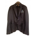 Maison Brave - Giacca glam uomo in tessuto di cotone blu - Italianfashionglam