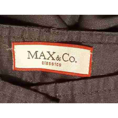 Max&Co. - Pantalone cropped da donna in lana nero - Italianfashionglam