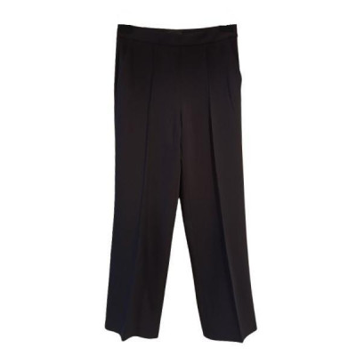 Massimo Dutti - Pantalone da donna in lana nero dritti - Italianfashionglam