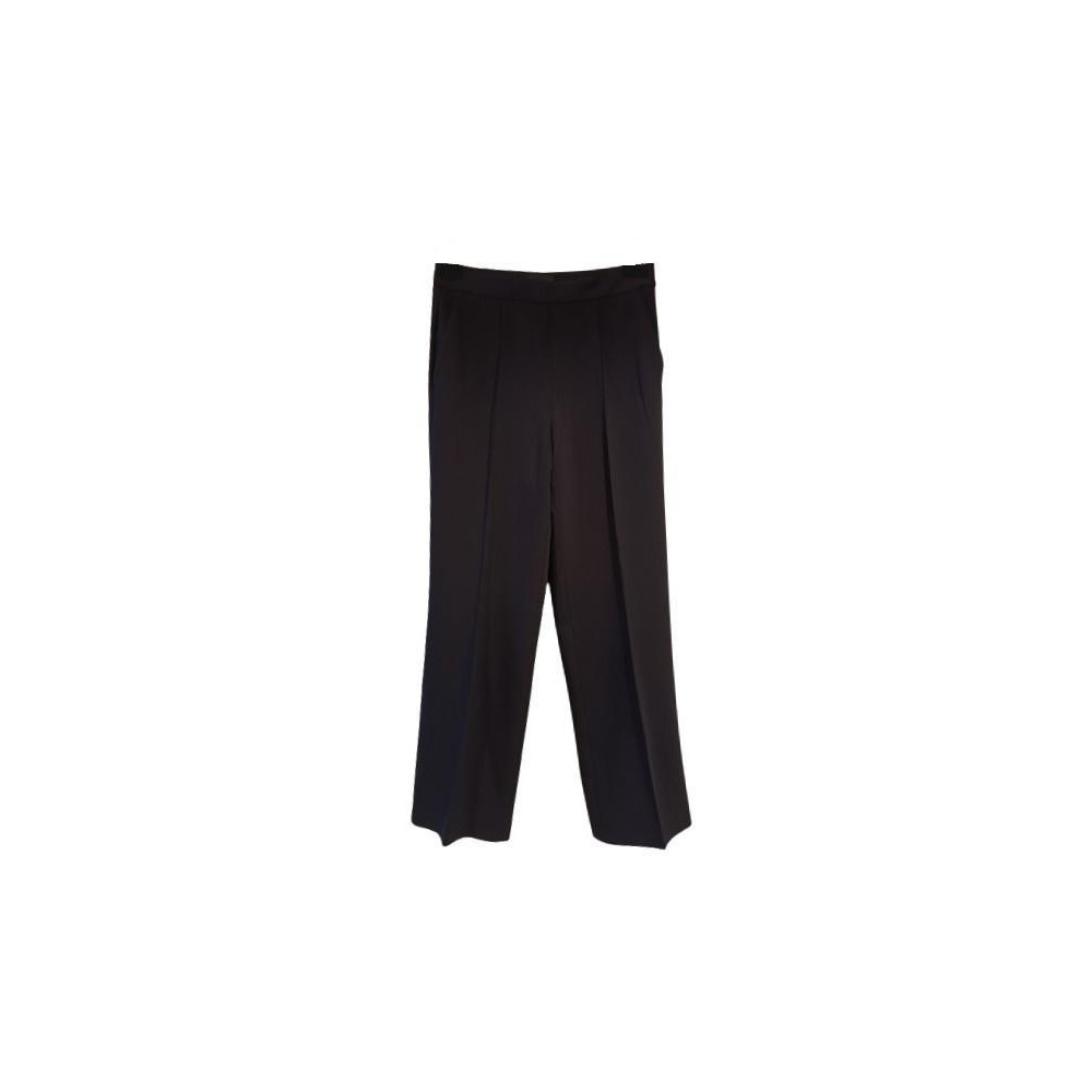 Massimo Dutti - Pantalone da donna in lana nero dritti - Italianfashionglam Massimo Dutti - Pantalone da donna in lana nero dritti - Italianfashionglam