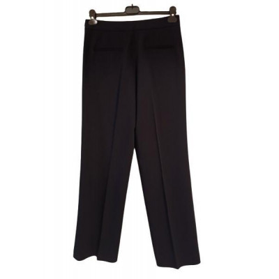 Massimo Dutti - Pantalone da donna in lana nero dritti - Italianfashionglam