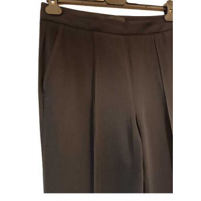 Massimo Dutti - Pantalone da donna in lana nero dritti - Italianfashionglam