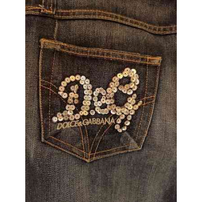 Dolce & Gabbana - Blue jeans da donna in cotone 5 tasche - Italianfashionglam