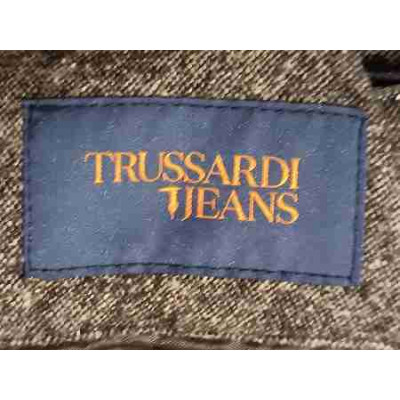 Trussardi Jeans - Giacca da uomo in cotone e lana grigio - Italianfashionglam