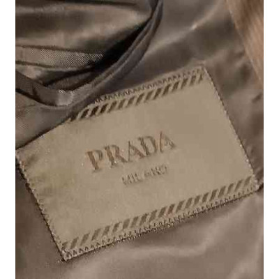 Prada - Abito da uomo in pura lana vergine grigio scuro - Italianfashionglam