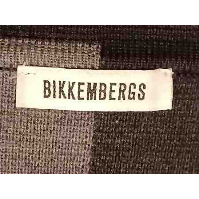 Bikkembergs - Cardigan glam uomo in lana merino grigio - Italianfashionglam