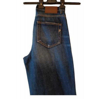 Dondup - Blue jeans da donna palazzo in cotone 5 tasche - Italianfashionglam