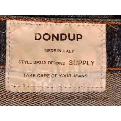 Dondup - Blue jeans da donna palazzo in cotone 5 tasche - Italianfashionglam