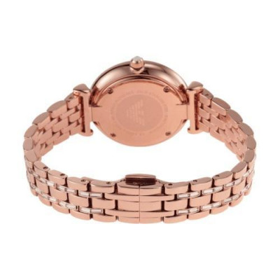 Emporio Armani Gianni T-Bar AR11294 - Orologio da donna in acciaio rose gold - Italianfashionglam