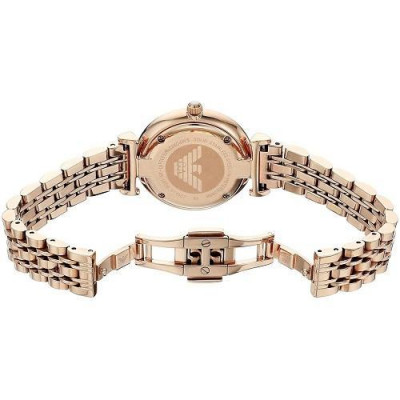 Emporio Armani Gianni T Bar AR1909 - Orologio da donna in acciaio rose gold - Italianfashionglam