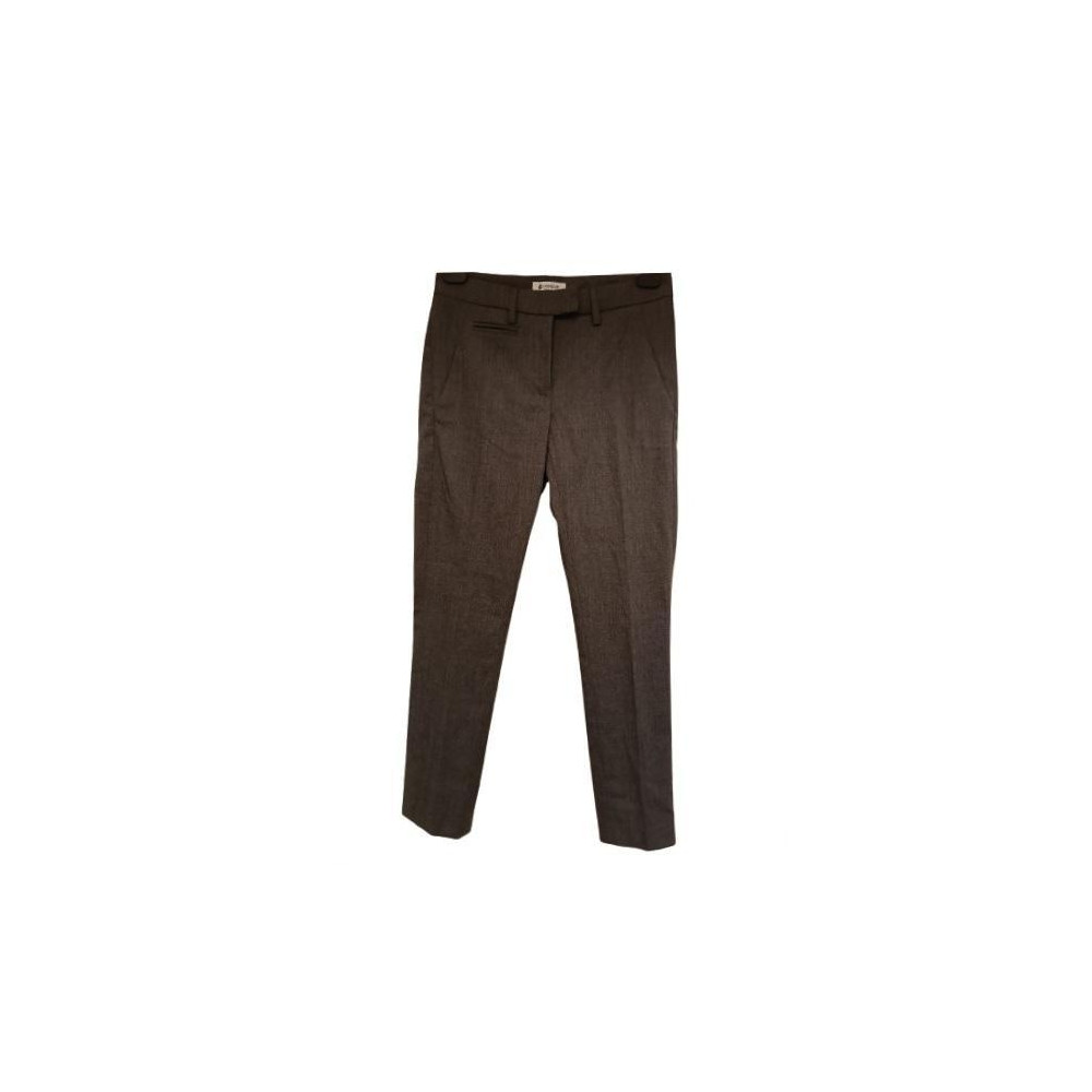 Dondup - Pantalone donna in lana grigio a gamba dritta - Italianfashionglam Dondup - Pantalone donna in lana grigio a gamba dritta - Italianfashionglam