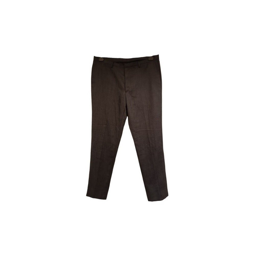 Calvin Klein Collection - Pantalone da uomo in lana color grigio - Italianfashionglam Calvin Klein Collection - Pantalone da uomo in lana color grigio - Italianfashionglam