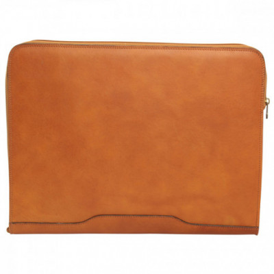 Cartella porta documenti in vera pelle colore coloniale. Italianfashionglam