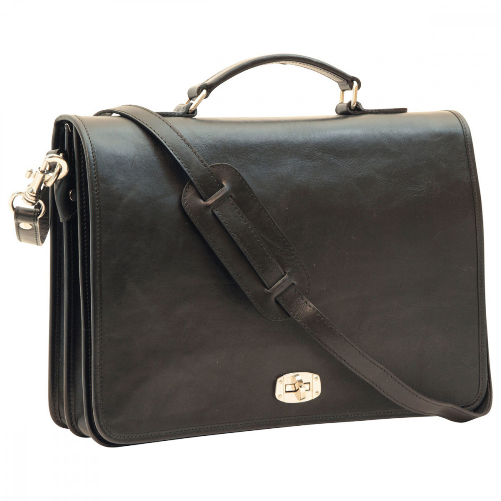 Cartella porta documenti in pelle pieno fiore color nero. Italianfashionglam Cartella porta documenti in pelle pieno fiore color nero. Italianfashionglam