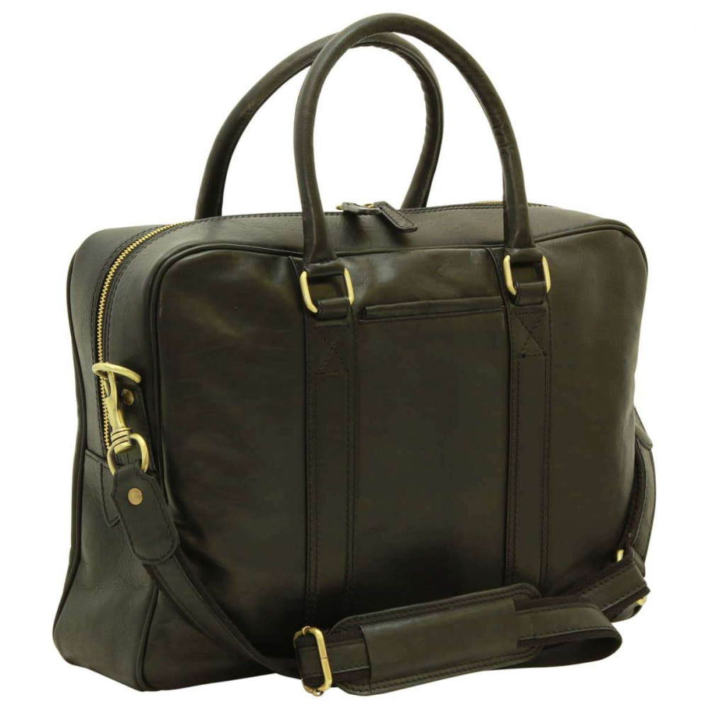Cartella porta documenti in pelle pieno fiore di colore nero. Italianfashionglam Cartella porta documenti in pelle pieno fiore di colore nero. Italianfashionglam