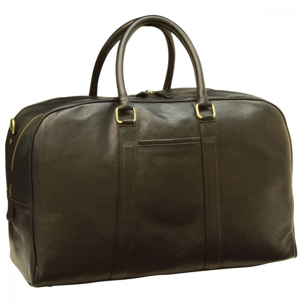 Borsa da viaggio in pelle di vitello pieno fiore color nero. Italianfashionglam Borsa da viaggio in pelle di vitello pieno fiore color nero. Italianfashionglam