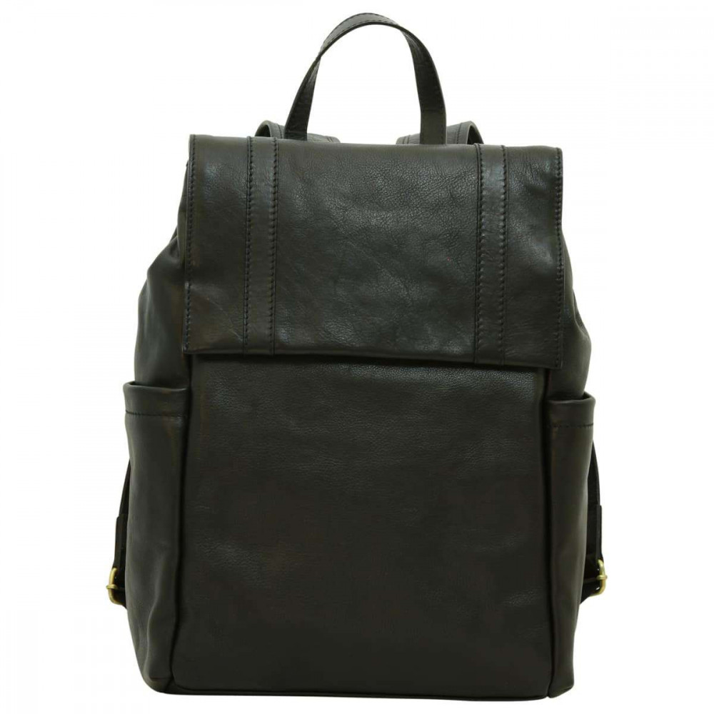 Zaino glamour unisex porta latop in pelle di vitello nero. Italianfashionglam Zaino glamour unisex porta latop in pelle di vitello nero. Italianfashionglam