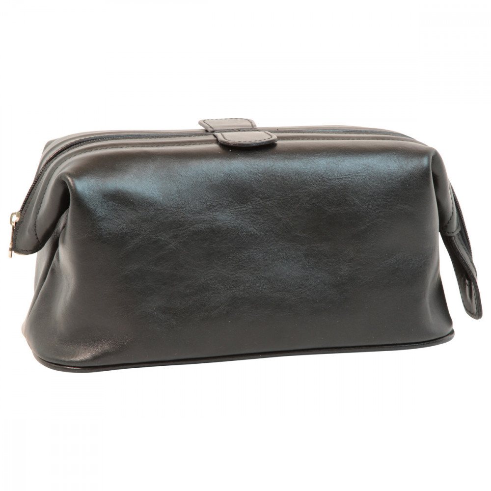 Beauty case in vera pelle vitello primo fiore nero con zip - Italianfashionglam Beauty case in vera pelle vitello primo fiore nero con zip - Italianfashionglam
