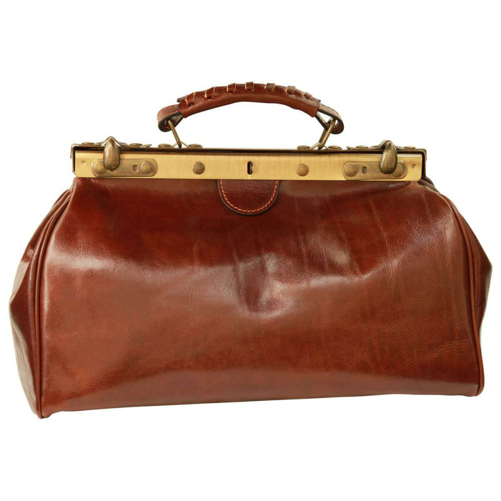 Borsa professionale pelle di vitello marrone pieno fiore. Italianfashionglam Borsa professionale pelle di vitello marrone pieno fiore. Italianfashionglam