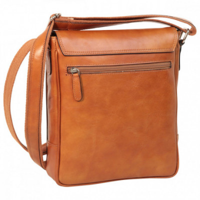 Borsa unisex tracolla messenger in vera pelle coloniale. Italianfashionglam