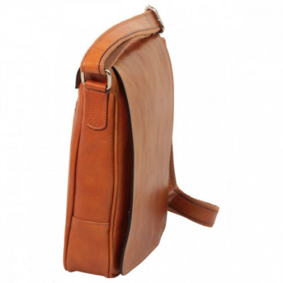 Borsa unisex tracolla messenger in vera pelle coloniale. Italianfashionglam