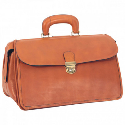 Borsa da medico in pelle di vitello pieno fiore coloniale. Italianfashionglam
