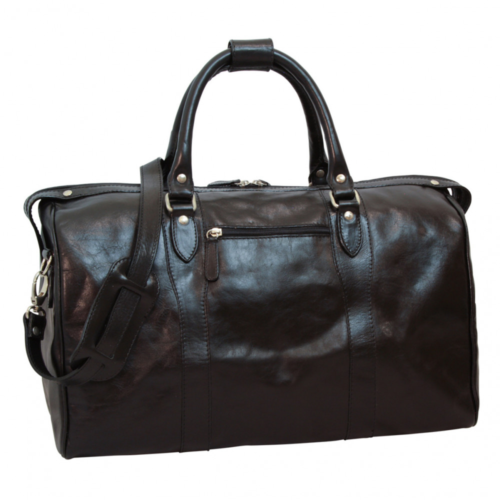 Borsa da viaggio in pelle di vitello pieno fiore color nero.Italianfashionglam Borsa da viaggio in pelle di vitello pieno fiore color nero.Italianfashionglam