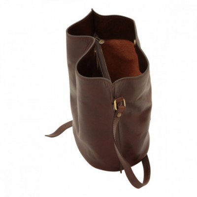 Borsa a tracolla uomo in pelle pieno fiore testa di moro - Italianfashionglam