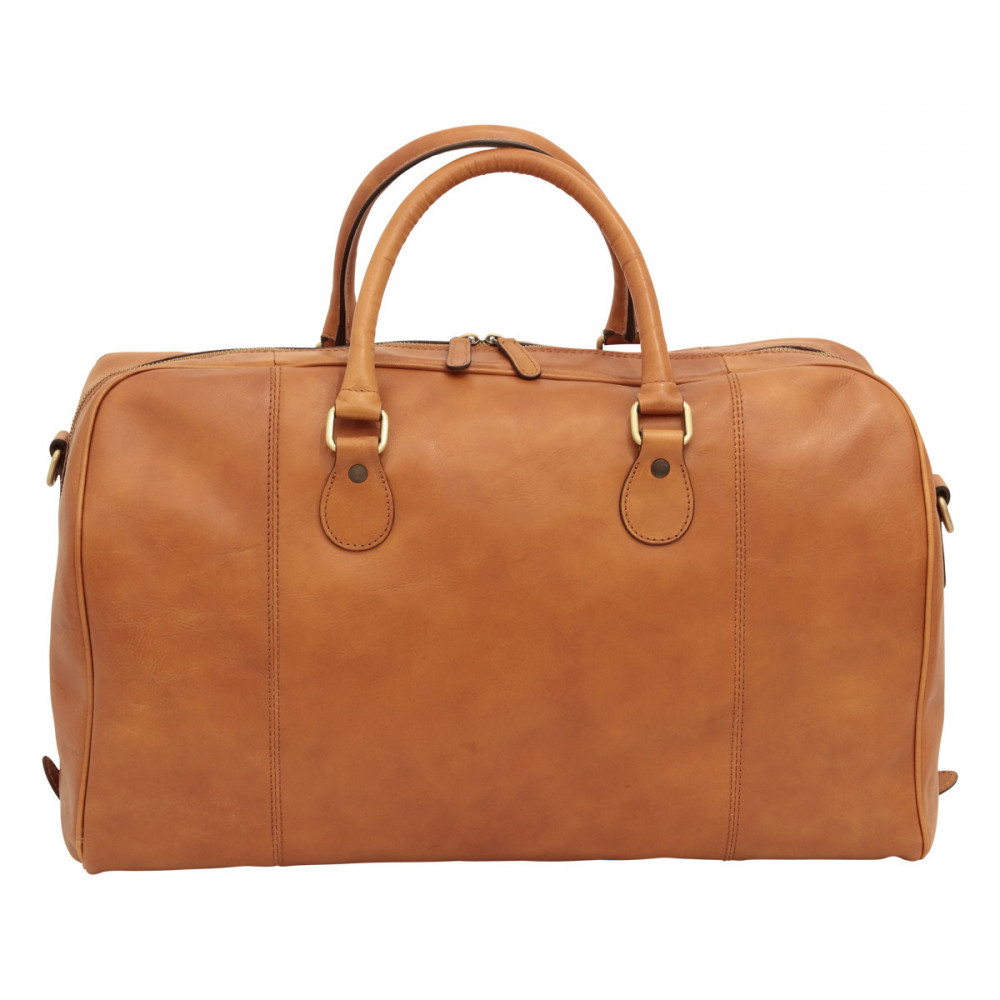 Borsone viaggio in pelle pieno fiore marrone coloniale. Italianfashionglam Borsone viaggio in pelle pieno fiore marrone coloniale. Italianfashionglam