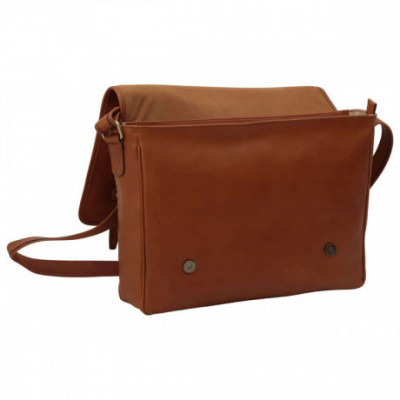 Borsa unisex tracolla messenger in vera pelle coloniale. Italianfashionglam