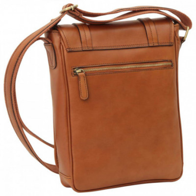 Borsa unisex tracolla messenger in vera pelle coloniale. Italianfashionglam