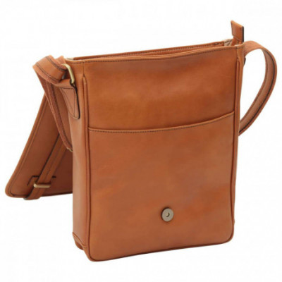 Borsa unisex tracolla messenger in vera pelle coloniale. Italianfashionglam