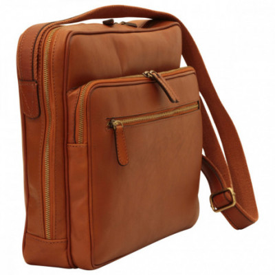 Borsa tracolla messenger unisex in vera pelle coloniale. Italianfashionglam