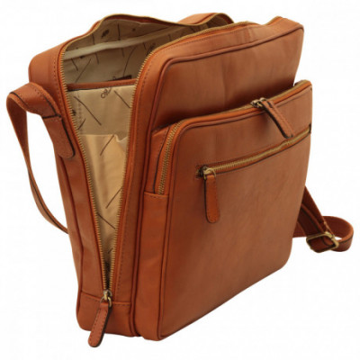 Borsa tracolla messenger unisex in vera pelle coloniale. Italianfashionglam